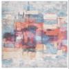 Safavieh Area Rug 8x10 - Phoenix Collection - Large - Rust Blue & Ivory, Modern Abstract Design, Non-Shedding & Easy Cleaning, Ideal for Living Room, Bedroom, Office, Dining Space (PHX523Q) view 2