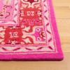 SAFAVIEH Bellagio Collection X-Large Area Rug - 11' x 15', Red Pink & Ivory, Handmade Medallion Wool, Ideal for High Traffic Areas in Living Room, Bedroom (BLG545A) view 2
