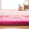 SAFAVIEH Bellagio Collection X-Large Area Rug - 11' x 15', Red Pink & Ivory, Handmade Medallion Wool, Ideal for High Traffic Areas in Living Room, Bedroom (BLG545A) view 3