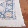 SAFAVIEH Washable Rug Blair Collection- 9' x 12', Beige & Blue, Easy Cleaning, Ideal for in Living Room, Bedroom, Home Office, Dining Space (BLR218B) view 4