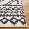 SAFAVIEH Area Rug 8x10 - Berber Shag Collection - Large - Ivory & Dark Grey, Moroccan Design, Non-Shedding & Easy Cleaning, Plush Thick Pile, Ideal for Living Room, Bedroom, Dining Space (BER589B) view 4