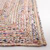 SAFAVIEH Cape Cod Collection Runner Rug - 2'3" x 9', Beige & Multi, Handmade Jute & Cotton, Woven Braided Design (CAP202B) view 4