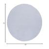 SAFAVIEH Washable Rug Faux Rabbit Fur Shag Collection - 6' Round, Light Grey, Slip Resistant & Easy Cleaning, Ideal for Living Room, Bedroom, Kids Playroom, Nursery, Dining Space (FRF500F) view 2