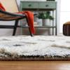 SAFAVIEH Casablanca Collection Runner Rug - 2'3" x 8', Black & Ivory, Handmade Bohemian Rustic Trellis Wool, 0.5-inch Thick Ideal for High Traffic Areas in Living Room, Bedroom (CSB980Z) view 4