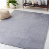 SAFAVIEH Washable Rug Faux Rabbit Fur Shag Collection - 5' x 7', Light Grey, Slip Resistant & Easy Cleaning, Ideal for Living Room, Bedroom, Kids Playroom, Nursery, Dining Space (FRF500F) view 1