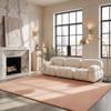 SAFAVIEH Washable Rug Faux Rabbit Fur Shag Collection - 8' x 10', Beige, Slip Resistant & Easy Cleaning, Ideal for Living Room, Bedroom, Dining Space (FRF500B) view 1