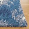 SAFAVIEH Ikat Collection Area Rug - 5' x 8', Blue & Ivory, Handmade Bohemian Wool, Ideal for High Traffic Areas in Living Room, Bedroom (IKT652M) view 3