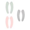 Zerodeko 9pairs Comfortable Washable Toilet Mats Plush Toilet Seat Cushions for Families Boys and Girls and Seniors view 3