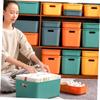 1PC Box plastic storage box clothes storage Kid Snack Storage Bin Stackable plastic storage containers for clothes Multi-function Storage Case finishing basket desktop child view 3