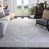 SAFAVIEH Area Rug 3' Square - Reflection Collection - Light Grey & Cream, Non-Shedding & Easy Cleaning, Ideal for Living Room, Bedroom (RFT668G) view 1