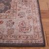 SAFAVIEH Washable Rug Tucson Collection - 6' Square, Dark Grey & Beige, Slip Resistant & Easy to Clean, Ideal for Living Room, Bedroom, Dining Space (TSN111G) view 3