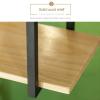 Drsyffsup Ceiling Shelf Floating Suspended Shelving Kitchen Storage Rack Pot Pan Holder Cookware Hanger Flower Stand for Bar Garage Restaurant, Solid Wood and Metal Iron (Size : 1-Layer 150x30x40cm) view 4