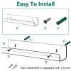 Blulu 12 Packs 14 Inch Acrylic Floating Shelf Wall Mounted Invisible Acrylic Shelf Ledge Floating Bookshelf for Living Room Office Bedroom Bathroom Kitchen Decoration Space Save (Clear) view 4
