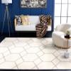 SAFAVIEH Area Rug 8x10 - Tulum Collection - Large - Ivory & Grey, Modern Geometric Design, Non-Shedding & Easy to Clean, Ideal for Living Room, Bedroom, Dining Space (TUL608B) view 4