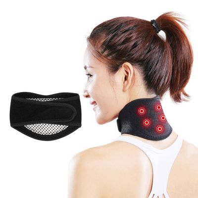 Adjustable Neck Heating Pad for Pain Relief & Support - Soft Cervical Collar Neck Brace & Relaxer - Heated Neck Pillow & Winter Neck Gaiter
