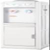 Water Dispenser for 5 Gallon Bottles,Top Loading Hot & Cold Water Dispenser, Child Safety Lock Water Cooler for Indoor Home Office Use with Storage Cabinet, White view 2