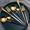 56 Piece Pink Silverware Set Service for 14 Durable Stainless Steel Wedding Home Kitchen Restaurant Cutlery Utensils Set Mirror Polished Include Knifes Teaspoons Forks and Spoons Delicate Tableware view 4