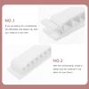 Beavorty 4pcs Clips for Organizing Charging and Headphone Cords Easy Install Adhesive Cable Holder for Desk Office Home and Car view 2