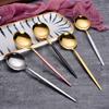 32 Piece Pink Silverware Set Service for 8 Durable Stainless Steel Wedding Home Kitchen Restaurant Cutlery Utensils Set Mirror Polished Include Knifes Teaspoons Forks and Spoons Delicate Tableware view 4