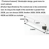 Heavy Duty Retractable Closet Pull Out Rod Wardrobe Clothes Hanger Rail Towel Ideal for Closet Organizer, Polished Chrome Finish (Size : 40cm) view 2