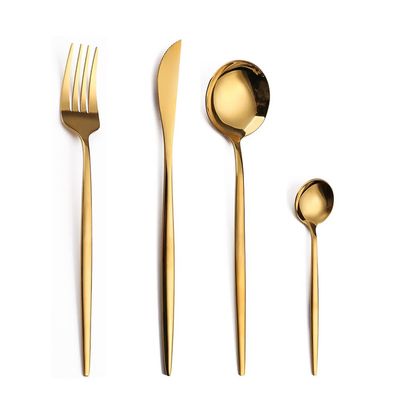 56 Piece Gold Silverware Set Service for 14 Durable Stainless Steel Wedding Home Kitchen Restaurant Cutlery Utensils Set Mirror Polished Include Knifes Teaspoons Forks and Spoons Delicate Tableware