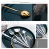 56 Piece Gold Silverware Set Service for 14 Durable Stainless Steel Wedding Home Kitchen Restaurant Cutlery Utensils Set Mirror Polished Include Knifes Teaspoons Forks and Spoons Delicate Tableware view 3