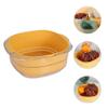 LIFKOME Fruit Vegetable Basket Large Fruit Washing Container Plastic Drain Basket Vegetable Strainer and Veggie Cleaning view 3