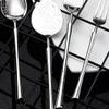 60 Piece Silverware Set for 12 Flatware Sets 18/10 Stainless Steel Durable Home Kitchen Restaurant Wedding Cutlery Utensils Delicate Knifes Forks and Spoons Tableware Set Mirror Polished view 4