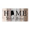 Alioyoit Old Fashioned Wood Pallet Sign Home Sweet Home Alabama State Rustic Wooden Wall Hanging Plaque Wall Sign Classical Wood Craft Sign for Patio Garden Wall Decor 12x24 Inch view 1