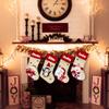 MALIHONG 1 Pack Personalized Christmas Stockings Santa Gifts Pack for Xmas Party Holiday Decoration Christmas Tree Fireplace Hanging 17.3" (Santa 2) view 4