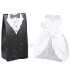 100pcs Wedding Party Favor Boxes Dress Tuxedo Bride Groom Candy ChocolateBox for Decoration Party Supplies(2#), Wedding Party Candy Box, Wedding Party Candy Box, 100pcs Wedding Party FavoWe view 1