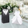 100pcs Wedding Party Favor Boxes Dress Tuxedo Bride Groom Candy ChocolateBox for Decoration Party Supplies(2#), Wedding Party Candy Box, Wedding Party Candy Box, 100pcs Wedding Party FavoWe view 2