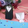 100pcs Wedding Party Favor Boxes Dress Tuxedo Bride Groom Candy ChocolateBox for Decoration Party Supplies(2#), Wedding Party Candy Box, Wedding Party Candy Box, 100pcs Wedding Party FavoWe view 3