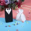 100pcs Wedding Party Favor Boxes Dress Tuxedo Bride Groom Candy ChocolateBox for Decoration Party Supplies(2#), Wedding Party Candy Box, Wedding Party Candy Box, 100pcs Wedding Party FavoWe view 4
