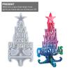 Beavorty Silicone Christmas Ornament Mold for DIY Epoxy Crafting Delicate Letter Design for Holiday Decor and Unique view 3