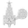 Beavorty Silicone Christmas Ornament Mold for DIY Epoxy Crafting Delicate Letter Design for Holiday Decor and Unique view 4
