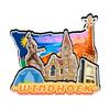 Windhoek Namibia Fridge Magnet Wooden Magnet Art Souvenirs Creative Collection Handmade Travel Home Office Gifts Landscape Refrigerator Decor 11140 view 1