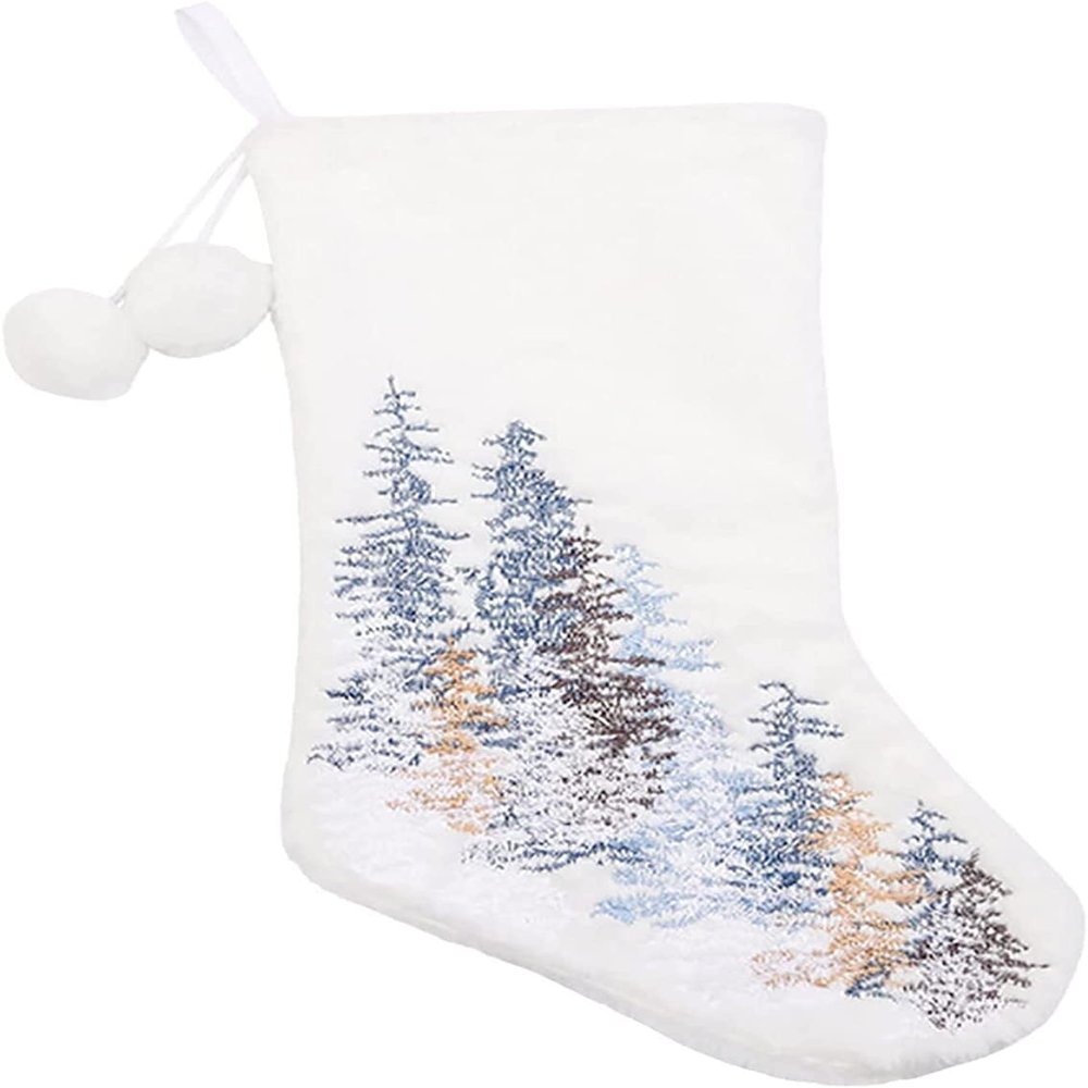 Christmas Stocking,Sphere Mini Ball Gift Socks Personalized Fireplace Stockings Plush Christmas Home Decorations and Party Accessories for Kids Home Holiday Decor Twig Garland for Decorating