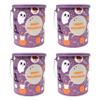 Halloween Trick or Treat Tin Bucket, Purple Tin Pails with Handle, 4 Pack view 1