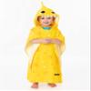Baby Shark Towel Poncho Kids Yellow Children Song Beach Bath Towel view 3