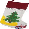 Christmas Stocking,Gnome Ornament Set of 3 Christmas Socks 18" Large Plush Christmas Socks Gift Bags and Ornaments for Fireplace Indoor Festive Christmas Party Plain Ceramic Ornaments to Decorate view 1