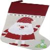 Christmas Stocking,Gnome Ornament Set of 3 Christmas Socks 18" Large Plush Christmas Socks Gift Bags and Ornaments for Fireplace Indoor Festive Christmas Party Plain Ceramic Ornaments to Decorate view 1
