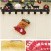 Christmas Stocking,Glass Ribbon Candy Decoration Christmas Stockings Hanging Stockings for Fireplace Tree Decor Sock Bag Candy Pouch Bag with Santa Snowman Penguin Car Accessories view 3
