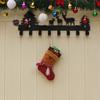 Christmas Stocking,Glass Ribbon Candy Decoration Christmas Stockings Hanging Stockings for Fireplace Tree Decor Sock Bag Candy Pouch Bag with Santa Snowman Penguin Car Accessories view 4