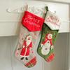 Christmas Stocking,Pencil Ornament Candy Gifts Socks Personalized Fireplace Stocking Christmas Home Decorations and Party Accessory for Kids Family Holiday Swinging Penguin Car Hanging Ornament view 2