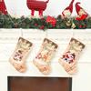 Christmas Stocking,Holiday Decor Easter Personalized Christmas Stockings Including Santa Snowman Kids with Embroidery Techniques for Family Holiday Christmas Parties Rose Quartz Lamp view 4