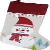 Christmas Stocking,Gnome Ornament Set of 3 Christmas Socks 18" Large Plush Christmas Socks Gift Bags and Ornaments for Fireplace Indoor Festive Christmas Party Plain Ceramic Ornaments to Decorate view 1