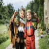Halloween Trick or Treat Tin Bucket, Green Tin Pails with Handle, 4 Pack view 3