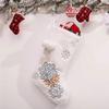Christmas Stocking,Sphere Mini Ball Gift Socks Personalized Fireplace Stockings Plush Christmas Home Decorations and Party Accessories for Kids Home Holiday Decor Twig Garland for Decorating view 2