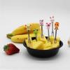 HENWAFX Fruit Fork, Cute Set of 6 Fruit Forks with Holder Stainless Steel Food Pick Forks for Home (Cartoon+ fairy princess) view 4
